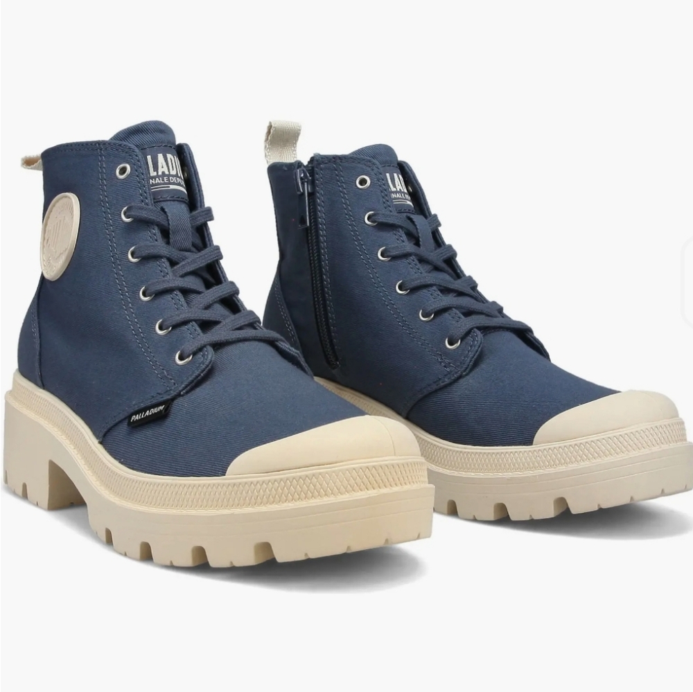 [SOLD] Palladium twill Combat Boots Women's Size 6.5